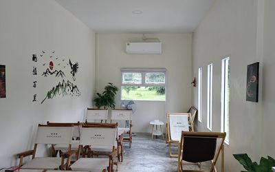 Empty, calm training space with natural light.